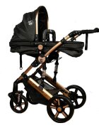 BUF BOOF Carucior 2 in 1 reversibil X-2 Plus Grey Jeans 0-36 luni