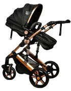 BUF BOOF Carucior 2 in 1 reversibil X-2 Plus Grey Jeans 0-36 luni