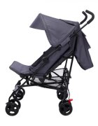 BUF BOOF Carucior pentru copii sport S120 gri cu spatar reglabil
