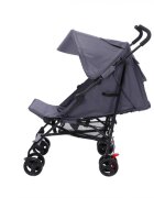 BUF BOOF Carucior pentru copii sport S120 gri cu spatar reglabil