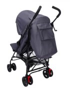 BUF BOOF Carucior pentru copii sport S120 gri cu spatar reglabil