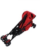 BUF BOOF Carucior pentru copii sport S120 rosu cu spatar reglabil