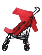 BUF BOOF Carucior pentru copii sport S120 rosu cu spatar reglabil