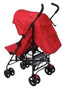 BUF BOOF Carucior pentru copii sport S120 rosu cu spatar reglabil