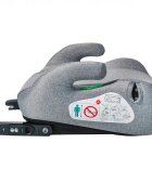BUF BOOF Inaltator auto cu isofix iSize Hero omologat R129 125-150 cm sau 22-36 kg Gri Deschis