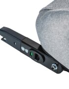 BUF BOOF Inaltator auto cu isofix iSize Hero omologat R129 125-150 cm sau 22-36 kg Gri Deschis