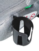 BUF BOOF Inaltator auto cu isofix iSize Hero omologat R129 125-150 cm sau 22-36 kg Gri Deschis