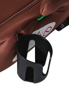 BUF BOOF Inaltator auto cu Isofix iSize hero omologat R129 125-150 cm sau 22-36 kg maro