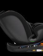 BUF BOOF Scaun auto B-Joy Deluxe BlackDog iSize cu isofix pozitie somn 155 grade rotativ 360 grade 40-150 cm
