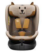 BUF BOOF Scaun auto B-Joy Deluxe OrangeCat iSize cu isofix pozitie somn 155 grade rotativ 360 grade 40-150 cm