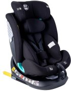BUF BOOF Scaun auto Deluxe i-Size cu isofix rotativ 360 grade 40-150 cm Saphir Black