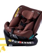 BUF BOOF Scaun auto Deluxe i-Size cu isofix rotativ 360 grade 40-150 cm Saphir Coffee