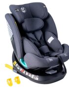 BUF BOOF Scaun auto Deluxe i-Size cu isofix rotativ 360 grade 40-150 cm Saphir Grey