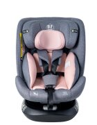 BUF BOOF Scaun auto Deluxe i-Size cu isofix rotativ 360 grade 40-150 cm Saphir Pink