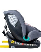 BUF BOOF Scaun auto Deluxe i-Size cu isofix rotativ 360 grade 40-150 cm Saphir Pink