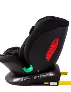 BUF BOOF Scaun auto Diamond Deluxe i-Size cu Isofix rotativ 360 grade Top Tether 40-150 cm BlackJeans