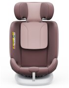 BUF BOOF Scaun auto P100 LightPurple i-size R129 rotativ 360 isofix 40-150 cm 0-36 kg