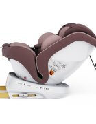 BUF BOOF Scaun auto P100 LightPurple i-size R129 rotativ 360 isofix 40-150 cm 0-36 kg