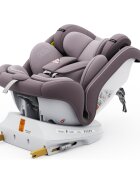 BUF BOOF Scaun auto P100 LightRed i-size R129 rotativ 360 isofix 40-150 cm 0-36 kg