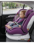 BUF BOOF Scaun auto P100 Purple i-size R129 rotativ 360 isofix 40-150 cm 0-36 kg