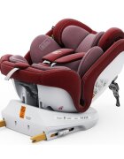 BUF BOOF Scaun auto P100 Red i-size R129 rotativ 360 isofix 40-150 cm 0-36 kg