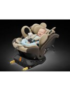 BUF BOOF Scaun auto P100 UrsCoffee i-size R129 rotativ 360 isofix 40-150 cm 0-36 kg