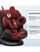 BUF BOOF Scaun auto P100 UrsRed i-size R129 rotativ 360 isofix 40-150 cm 0-36 kg