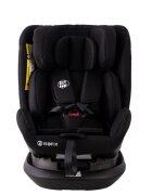 BUF BOOF Scaun auto Platinum Deluxe i-Size cu isofix rotativ 360 grade Top Tether SIPS 40-150 cm 0-36 kg BlackJeans