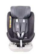 BUF BOOF Scaun auto Platinum Deluxe i-Size cu isofix rotativ 360 grade Top Tether Sips 40-150 cm 0-36 kg Grey