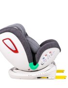 BUF BOOF Scaun auto Platinum Deluxe i-Size cu isofix rotativ 360 grade Top Tether Sips 40-150 cm 0-36 kg Grey