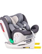 BUF BOOF Scaun auto Platinum Deluxe i-Size cu isofix rotativ 360 grade Top Tether Sips 40-150 cm 0-36 kg Grey