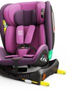 BUF BOOF Scaun auto Platinum Deluxe i-Size cu isofix rotativ 360 grade Top Tether Sips 40-150 cm 0-36 kg Purple