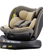 BUF BOOF Scaun auto rotativ cu isofix B-Joy Deluxe iSize 40-150 cm lightbrown
