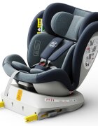 BUF BOOF Scaun auto Tweety Plus Deluxe i-Size rotativ 360 cu isofix 40-150 cm Blue