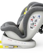 BUF BOOF Scaun Auto Tweety Plus Deluxe i-size rotativ 360 cu Isofix 40-150 cm CreamGrey