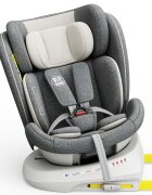 BUF BOOF Scaun Auto Tweety Plus Deluxe i-size rotativ 360 cu Isofix 40-150 cm CreamGrey