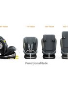 BUF BOOF Scaun auto Tweety Plus Deluxe i-size rotativ 360 cu isofix 40-150 cm grey
