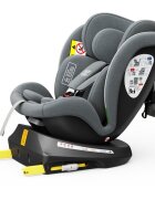 BUF BOOF Scaun auto Tweety Plus Deluxe i-size rotativ 360 cu isofix 40-150 cm grey