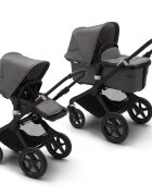 Bugaboo Carucior 2 in 1 Fox 2 Complete black grey melange
