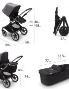Bugaboo Carucior 2 in 1 Fox 3 black forest green