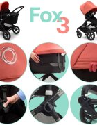 Bugaboo Carucior 2 in 1 Fox 3 Classic graphite dark navy