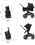 Bugaboo Carucior 2 in 1 Fox 5 black grey melange