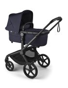 Bugaboo Carucior 2 in 1 Fox 5 Renew Black Deep Indigo cu maner reglabil reversibil suspensii cadru din aluminiu