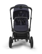 Bugaboo Carucior 2 in 1 Fox 5 Renew Black Deep Indigo cu maner reglabil reversibil suspensii cadru din aluminiu