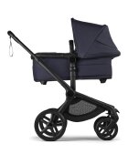 Bugaboo Carucior 2 in 1 Fox 5 Renew Black Deep Indigo cu maner reglabil reversibil suspensii cadru din aluminiu