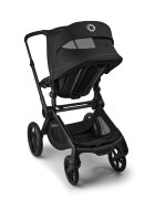 Bugaboo Carucior 2 in 1 Fox 5 Renew Black Heritage Black cu maner reglabil reversibil suspensii cadru din aluminiu