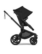Bugaboo Carucior 2 in 1 Fox 5 Renew Black Heritage Black cu maner reglabil reversibil suspensii cadru din aluminiu