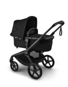 Bugaboo Carucior 2 in 1 Fox 5 Renew Black Heritage Black cu maner reglabil reversibil suspensii cadru din aluminiu