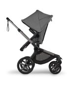 Bugaboo Carucior 2 in 1 Fox 5 Renew Graphite Moon Grey cu maner reglabil reversibil suspensii cadru din aluminiu