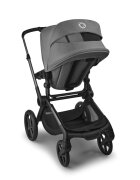 Bugaboo Carucior 2 in 1 Fox 5 Renew Graphite Moon Grey cu maner reglabil reversibil suspensii cadru din aluminiu